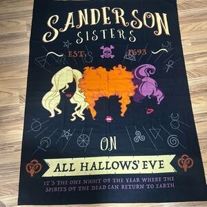 Hocus Pocus Pattern Backdrop Or Can Be Used As A Tablecloth Size 59x46 Halloween